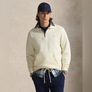 Ralph Lauren Polo Cream Quarter Zip Sweater